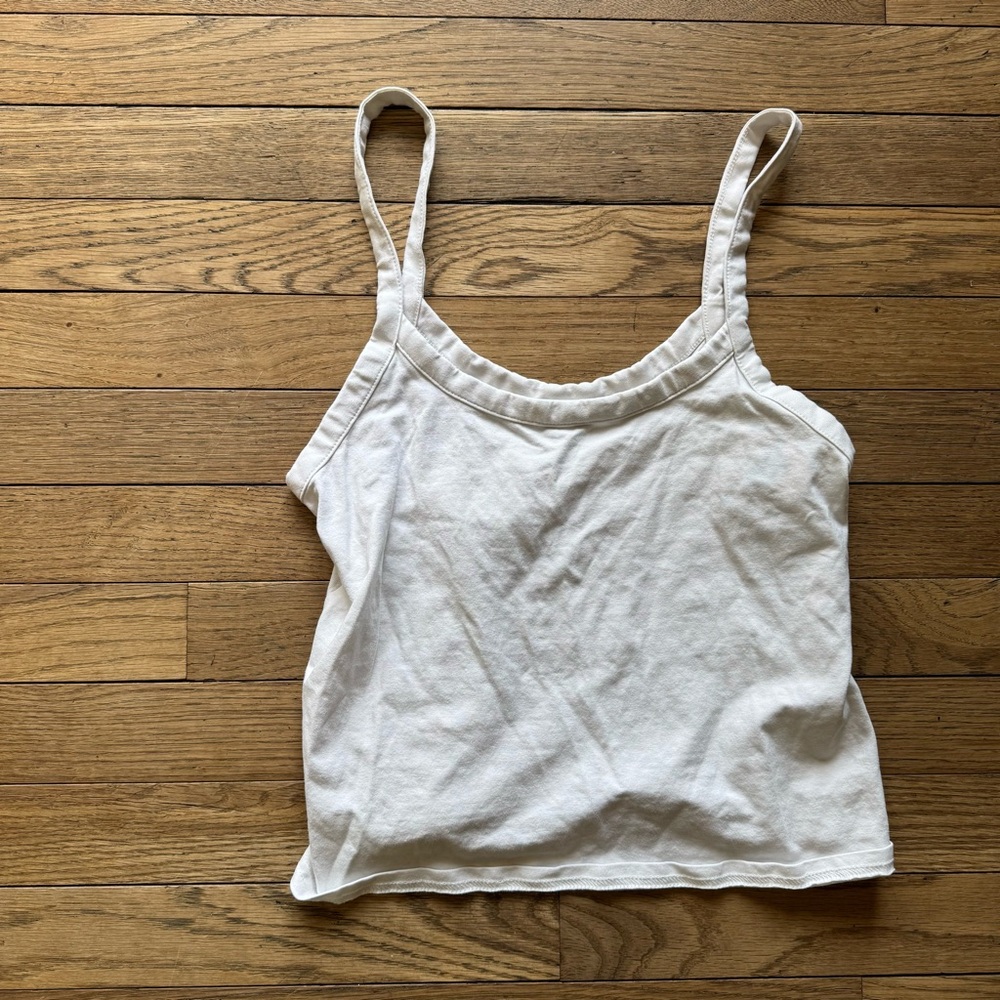 White tank top size M